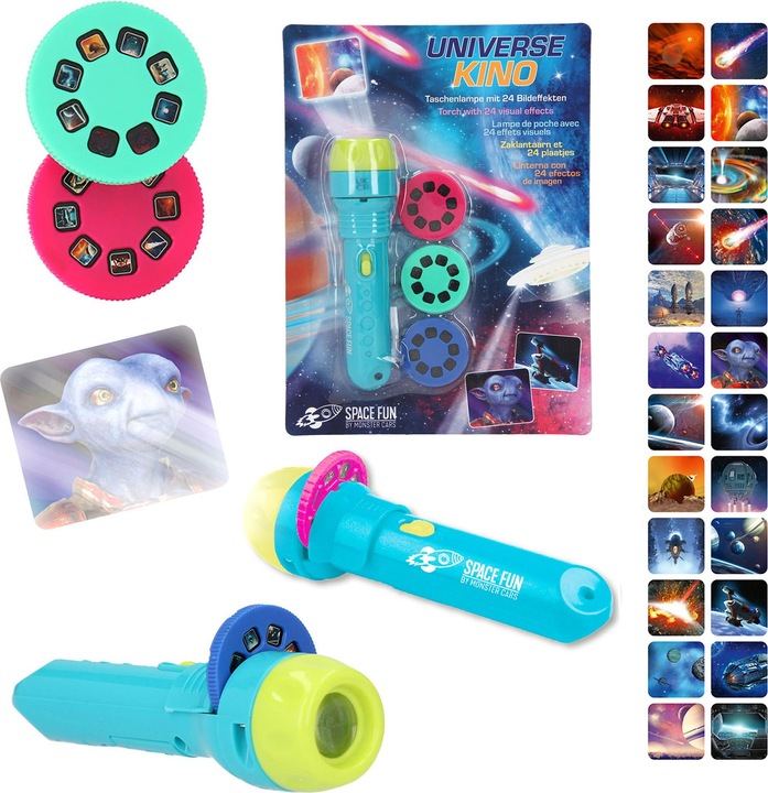 Produktbild Depesche Taschenlampe Monster Cars Spacefun mit Bildeffekten