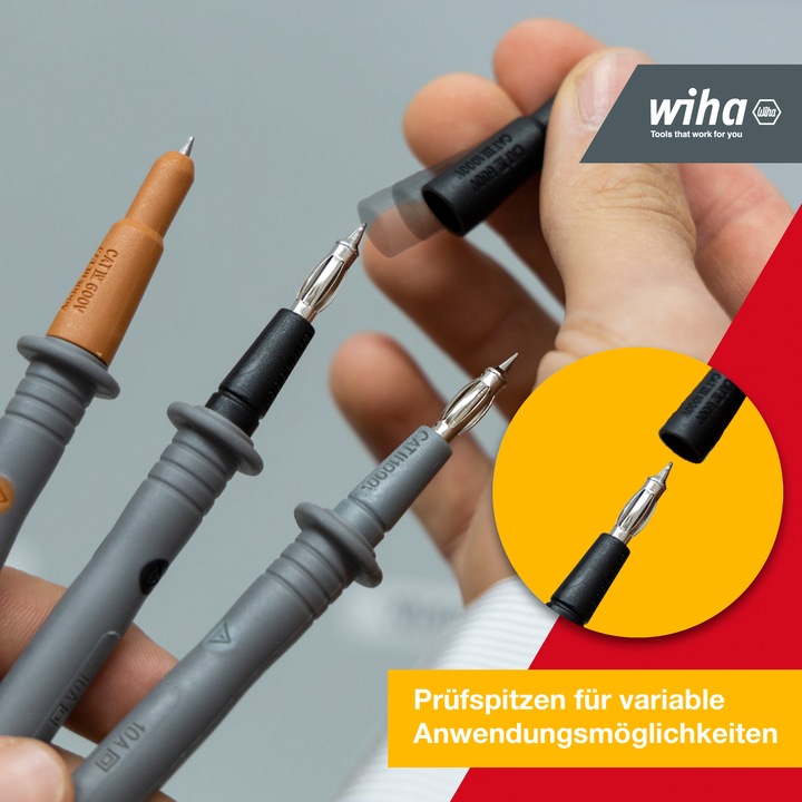 Produktbild Wiha Drehfeldrichtungsanzeiger (CAT III 1000V, CAT IV 600V)