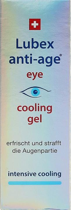 Image du produit Lubex anti-age eye cooling gel (Gel pour le soin des yeux, 15 ml, Jour + nuit)