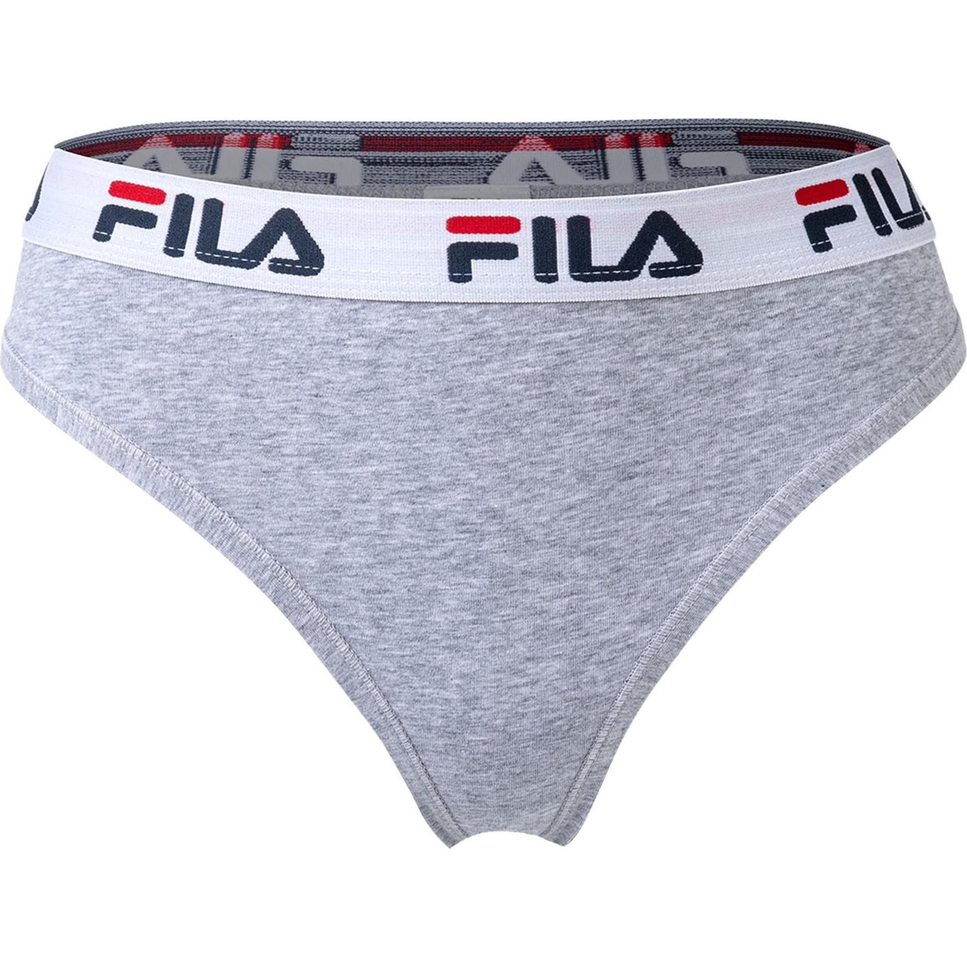 FILA, Damen, Unterhosen, Slip, Grau, (M, Einzelpack)
