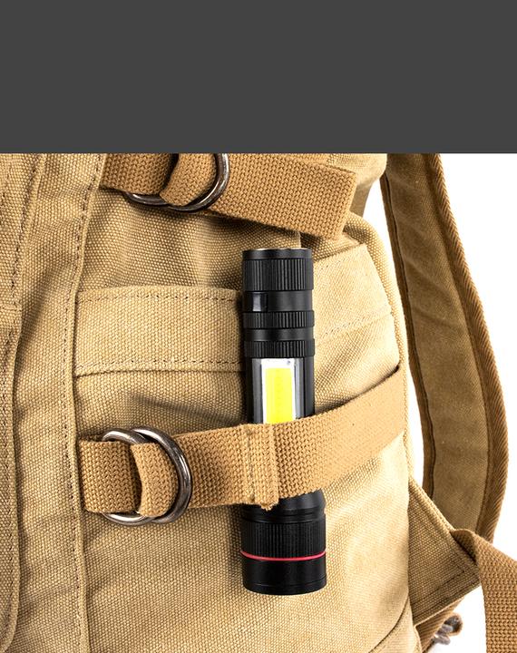 Actual product image Werkstein 800LM USB LED Mini Taschenlampen mit Magnet aus Aluminium (Wiederaufladbar) - Schwarz 2er Set (10.80 cm, 800 lm)