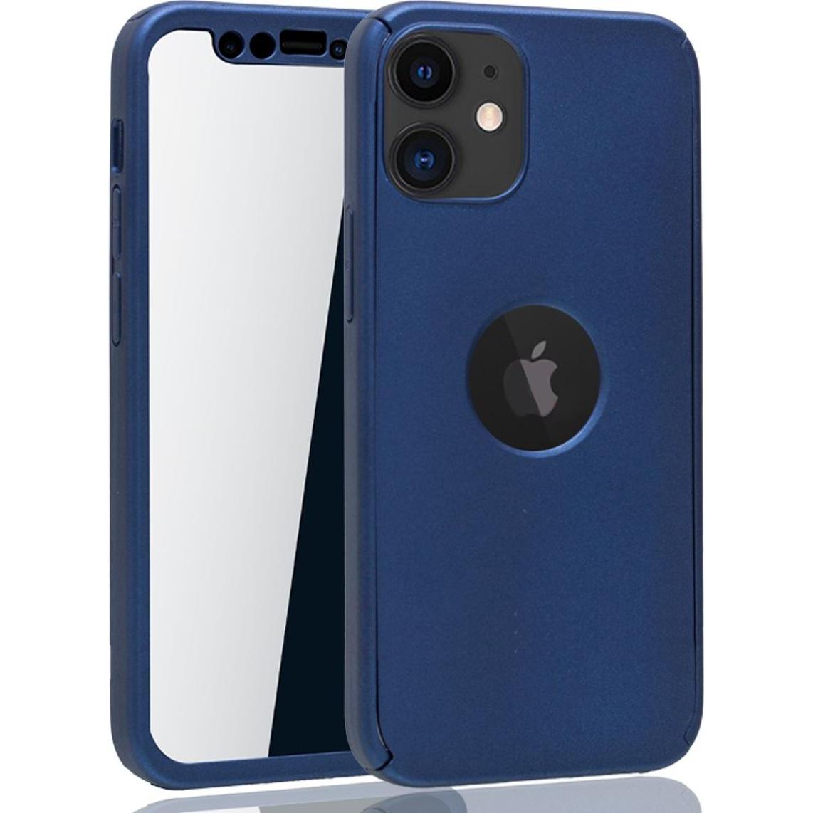 Thumbnail - König Design Hülle Handy Schutz für Apple iPhone 12 Mini Full Case Cover Displayschutz Blau (Apple iPhone 12 mini), Smar...