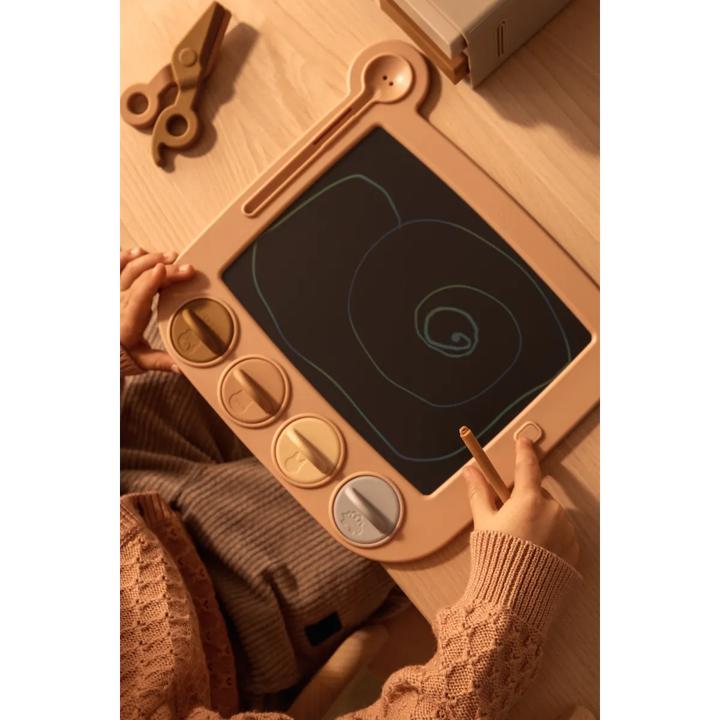 Actual product image Liewood Zeichentafel LCD Venzora mit Stempleln Pale Tuscany Multi Mix