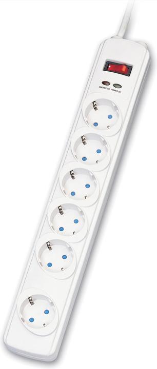 Produktbild Roline SurgeSecure Verlängerungsschnur (6 x, CEE 7/3, 1.80 m)