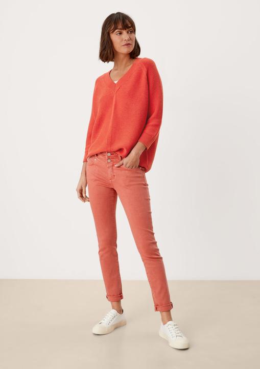 Image du produit s.Oliver Strickpullover V-Neck-Pullover mit Strukturmuster (M)