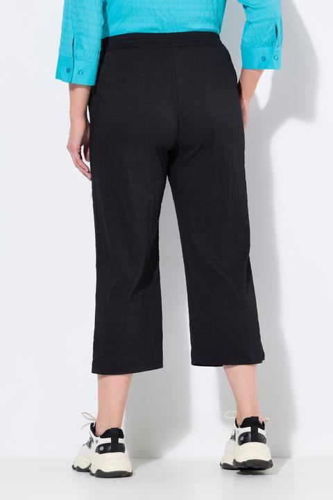Immagine prodotto Ulla Popken Pantaloni a 7/8 modello Ruby con ginocchio preformato, taglio della gamba dritto e cintura elastica (42)