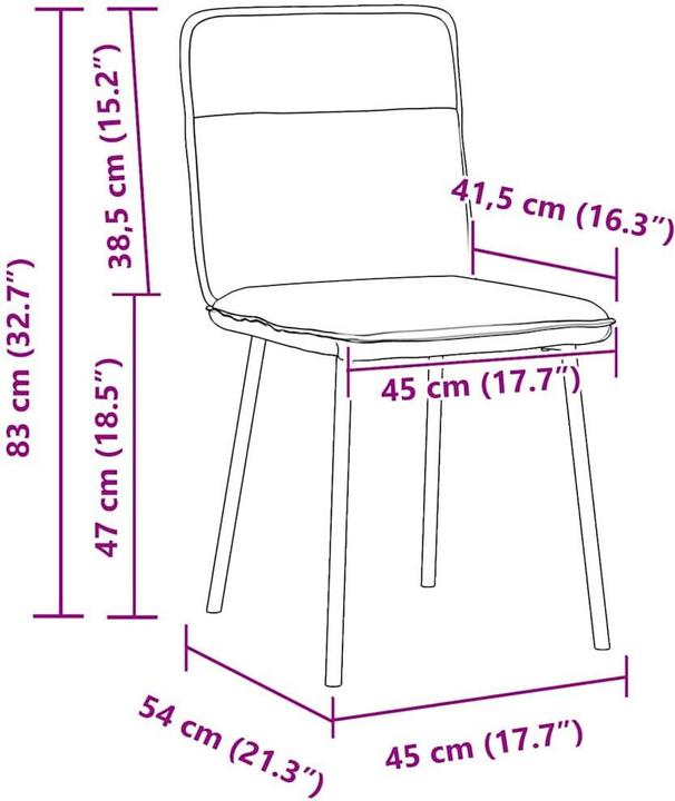 Image du produit vidaXL Esszimmerstuhl
