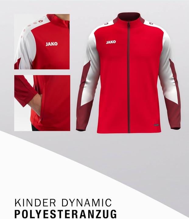 Produktbild JAKO Kinder Polyesteranzug Dynamic (128)