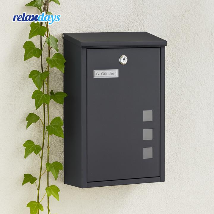 Actual product image Relaxdays Briefkasten Hochformat