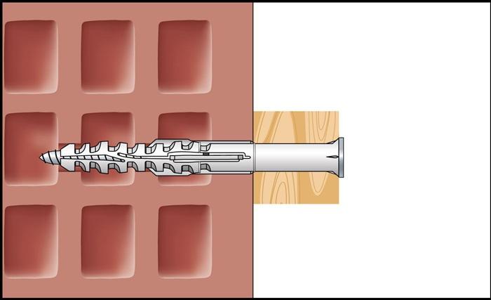 Actual product image Celo Multifunctional frame anchor MFR SB 8-100 TX countersunk collar with Torx screw (50 pcs.)