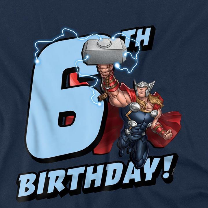 Produktbild Thor Sweatshirt 6 Geburtstag (128)