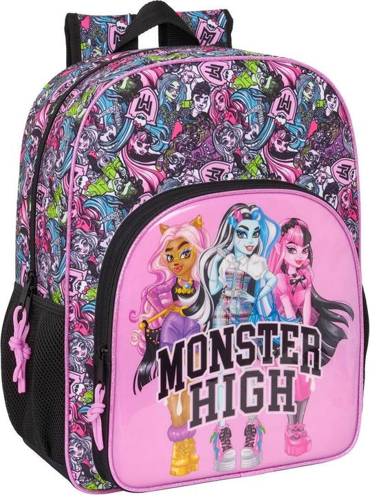 Monster High Schulrucksack Drama Bunt 33 X 42 X 14 Cm