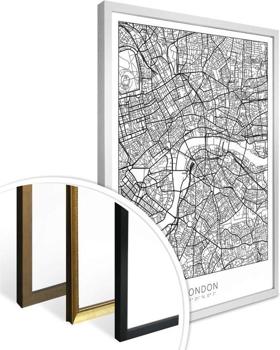 Image du produit Trenddeko Plan de Londres (120 x 150 cm)
