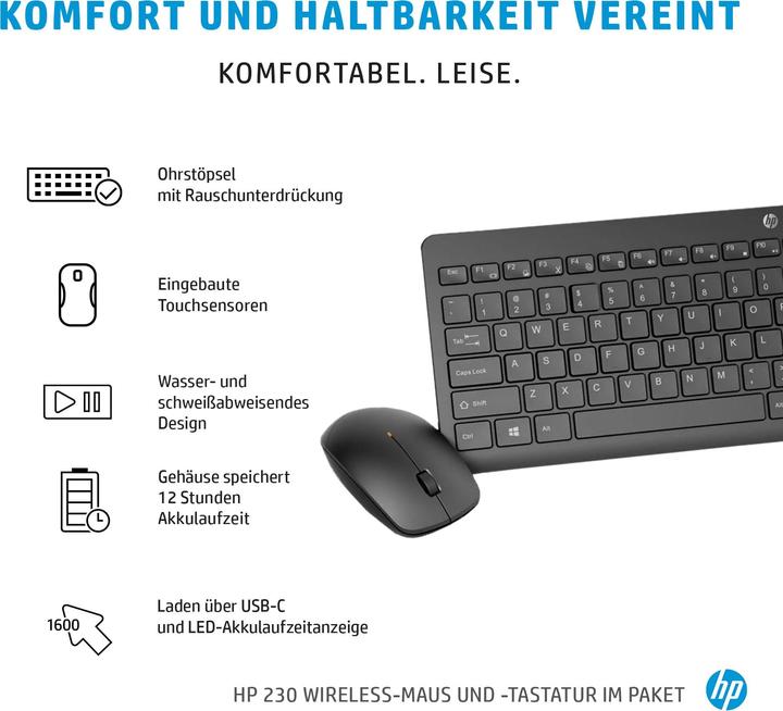 Produktbild HP 230 (DE, Kabellos)