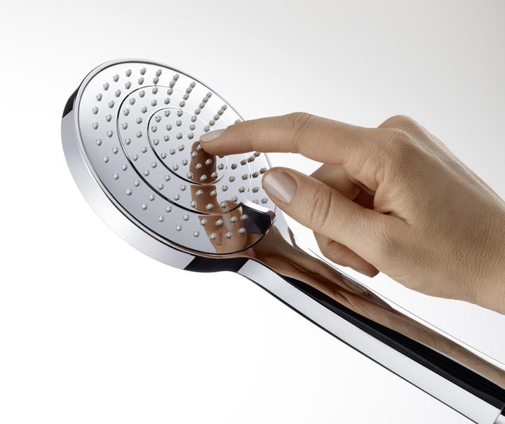 Productafbeelding Duravit Universal handdouche 110, 3 straal, MinusFlow chroom / chroom (3 Typen balken, 8.80 l/min)