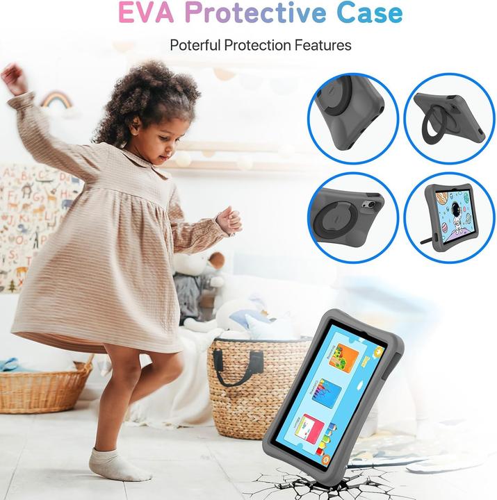 Produktbild Umidigi Kinder-Tablet mit Elterlicher Kontrolle (10.10", 128 GB, Grau)