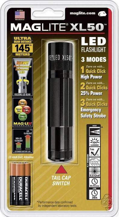 Actual product image Maglite Xl50 (12 cm, 200 lm)