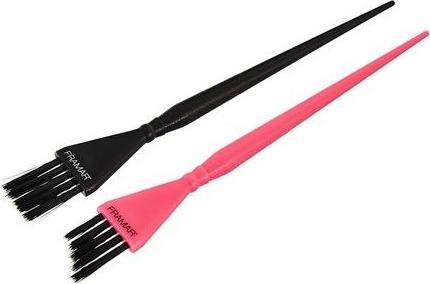 Image du produit Comair Framar 2 piece balayage set/Detail brush set pink/black