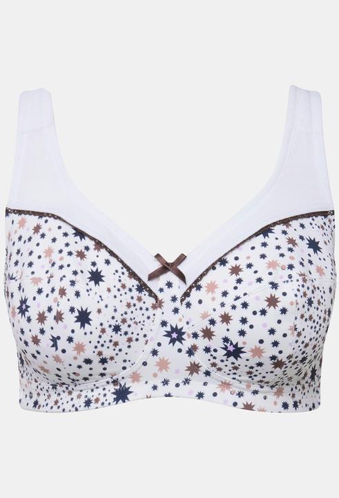 Actual product image Ulla Popken Star Print Relief Bra (90 C)