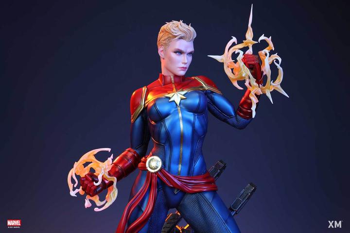 Actual product image XM Studios Marvel Comics "Captain Marvel" 1/4 Statue