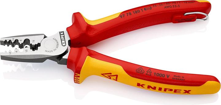 Actual product image Knipex Crimping pliers (184 mm)