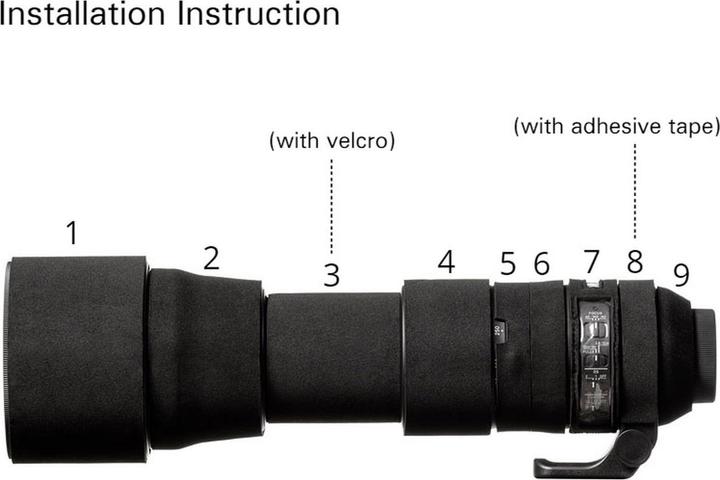 Produktbild easyCover Lens Oak Cover schwarz für Nikon 200-500mm VR (Nikon F)