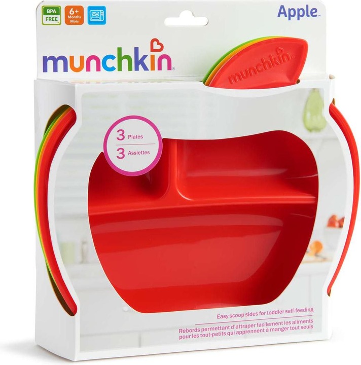 Image du produit Munchkin assiette p'tite pomme