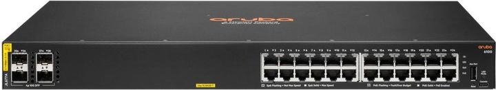 Aruba E 6100 PoE 4SFP+ Switch (24 ports)