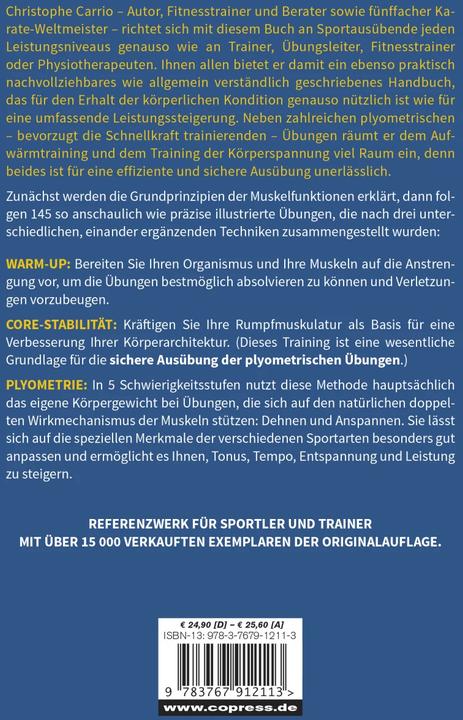 Produktbild Warm-up, Core-Stabilität und Plyometrie (Deutsch, Christophe Carrio, 2017)