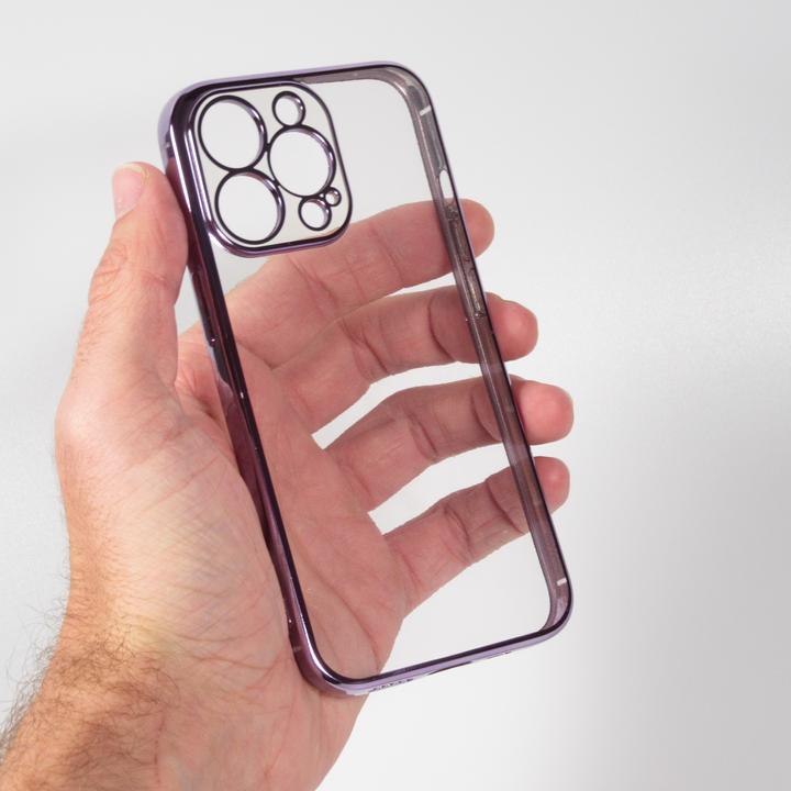 Produktbild PhoneLook Hülle Electroplate lila (Apple iPhone 13 Pro)