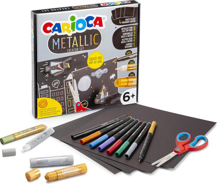 Immagine prodotto Carioca Crayon Box Metallic Creator Set Multicolore (8x)