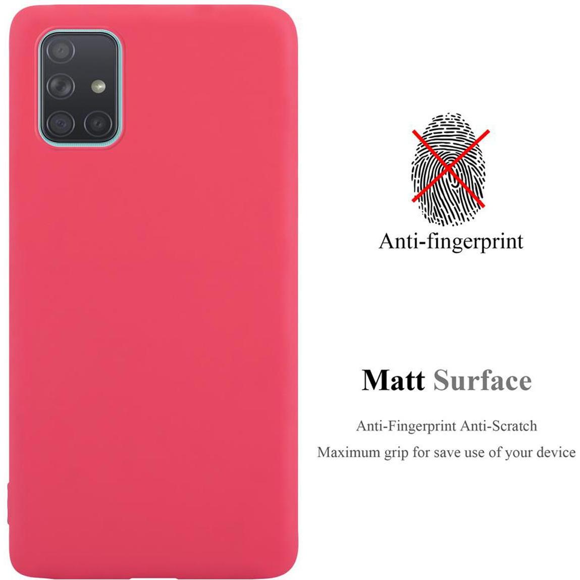 Thumbnail - Cadorabo TPU Candy Cover (Samsung Galaxy A71 5G), Smartphone Hülle, Rot