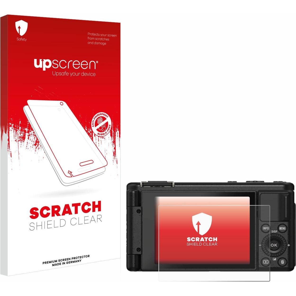 upscreen Schutzfolie Displayschutz Displayschutzfolie Folie Klar Transparent (Displayschutz), Kameraschutz, Transparent