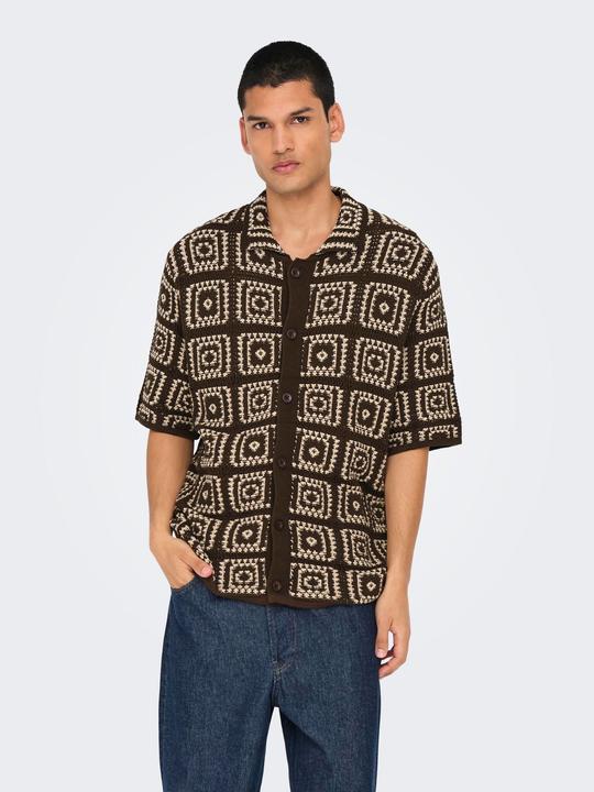 Actual product image Only & Sons ONSBART Gestricktes Poloshirt Polo (L)