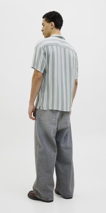 Actual product image Jack & Jones Jjejeff Stripe Resort Shirt Ss Sn (XL)