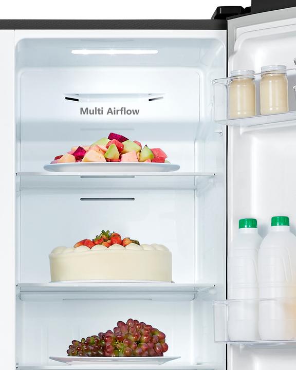 Image du produit Etna AKV678ZWA - Amerikaanse koelkast - Zwart - No-Frost (519 l)