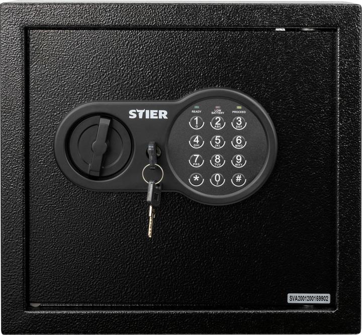 Produktbild Stier Schlüsseltresor mit Elektronikschloss für 30 Schlüssel 280x300x100 mm