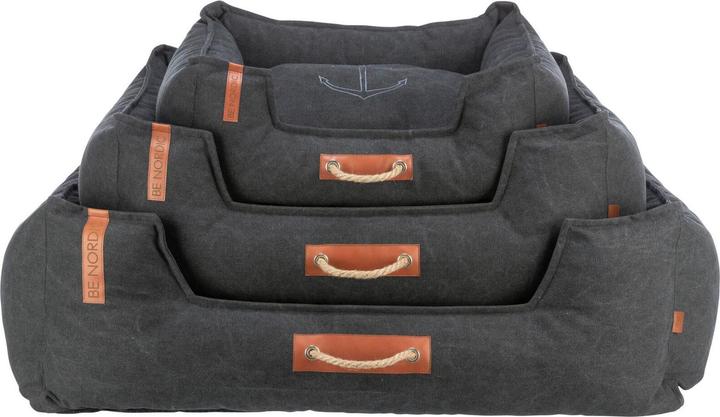 Image du produit Trixie Lit pour chien BE NORDIC Föhr, 100 × 80 cm, noir (Chien)