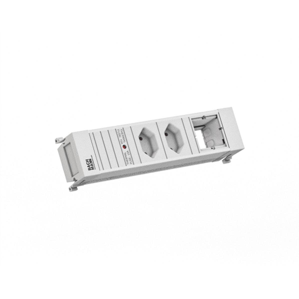 Bachmann, Steckdosenleiste, BACH Steckdosenleiste (2 x, Typ 13, 0.20 m)