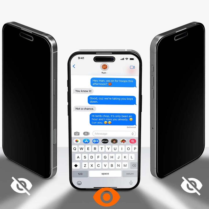 Actual product image Crong EasyShield 2-Pack - iPhone 15 Pro Max armoured glass (2 pieces) (2 pcs., Apple iPhone 15 Pro Max)