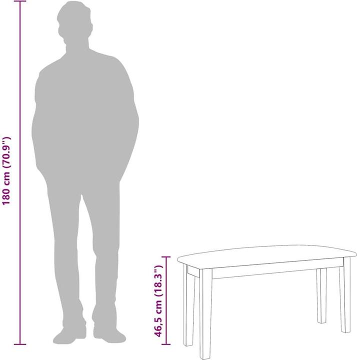Actual product image VidaXL Mathilde (90 cm)