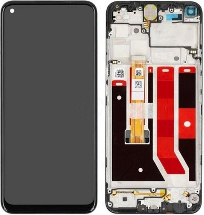 Produktbild OPPO LCD + Touch + Frame für CPH2139, CPH2135, CPH2127 A53s, A53 - black