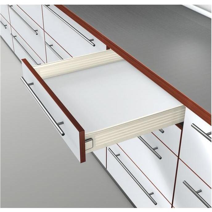 Thumbnail - Blum, Schubladenauszüge, METABOX M Zarge 320 Schraubversion, Teilauszug, NL 350, cremeweiss