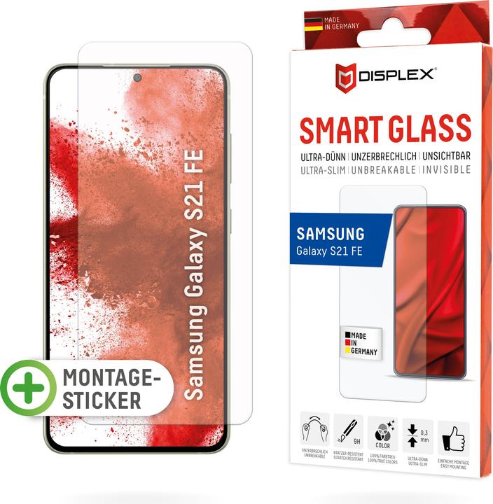 Produktbild Displex Smart Glass, Displayschutzfolie (1 Stk., Samsung Galaxy S21 FE)