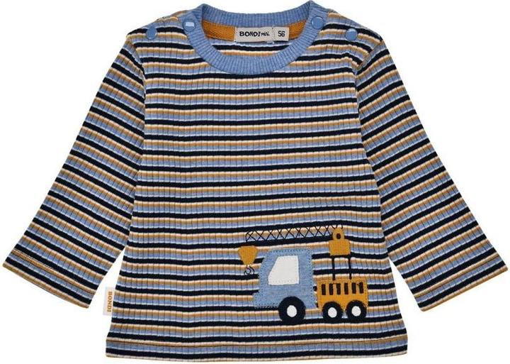 Immagine prodotto Bondi Baby langarm Shirt geringelt Kranwagen (68)