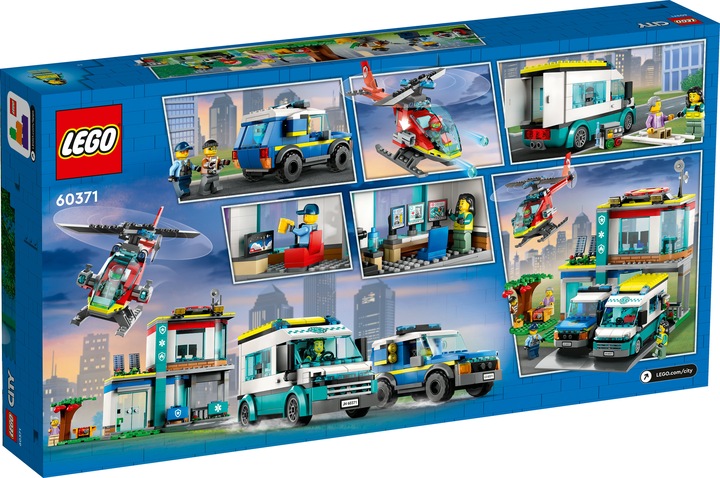 Produktbild LEGO Hauptquartier der Rettungsfahrzeuge (60371, LEGO City)
