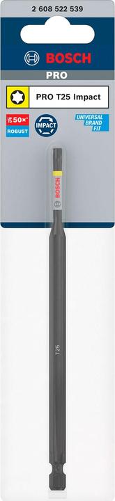 Produktbild Bosch Professional Zubehör PRO Torx Impact Bit, T25, 150 mm