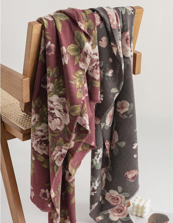 Produktbild Only-Bags.Store Schals Weiche Warme Stola Herbst Winter Bedruckter Langschal