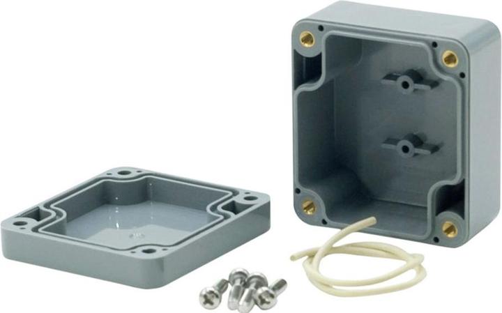 Actual product image RND Components Plastic housing 120x120x60mm Dark grey ABS IP65 (Housing)