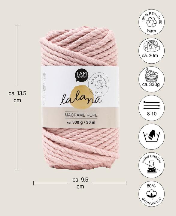Actual product image Lalana Macrame Rope (30 m)